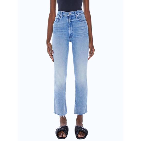 MOTHER Denim - NEW MOTHER high waisted rider ankle fray jean in fish out of water